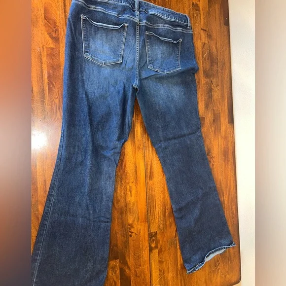 Maurices Blue Flare Wide Leg Jeans - Picture 3 of 4